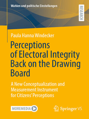 cover image of Perceptions of Electoral Integrity Back on the Drawing Board
